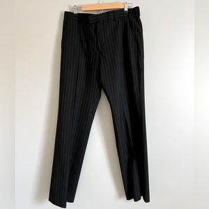 Express Mens Producer black striped dress pants 33/32